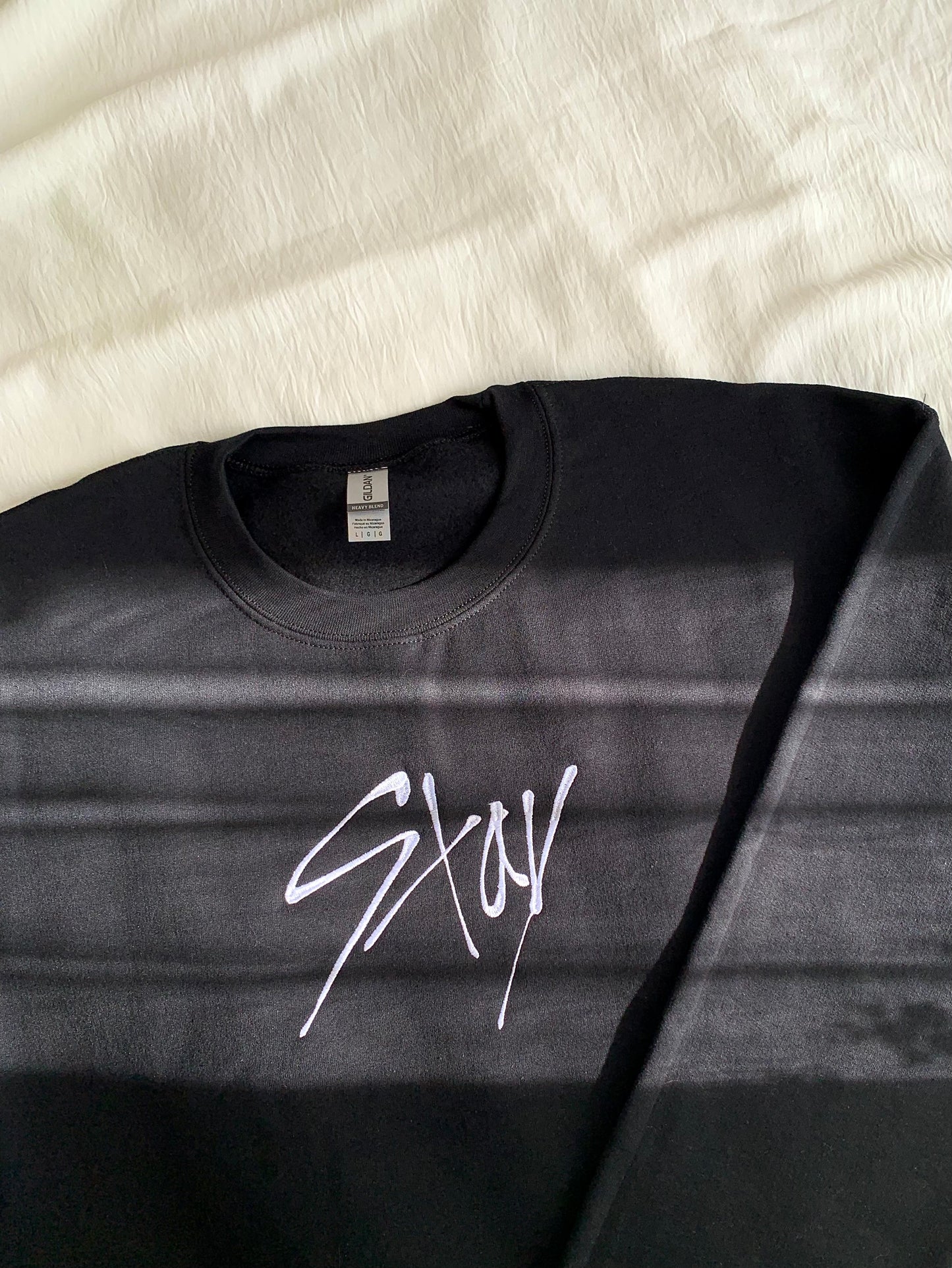 UNISEX SKZ “STAY” EMBROIDERED SWEATSHIRT