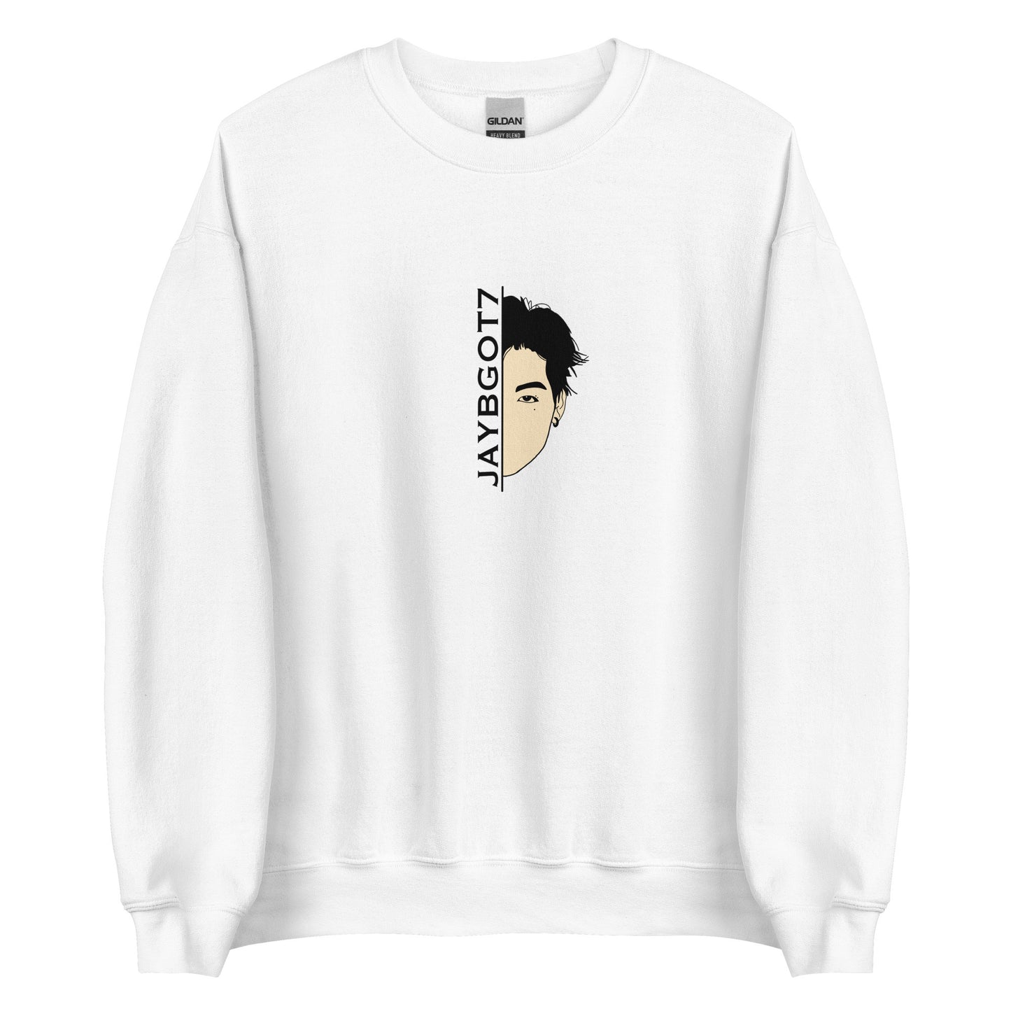 JAYB GOT7 EMBROIDERED FACE SWEATSHIRT