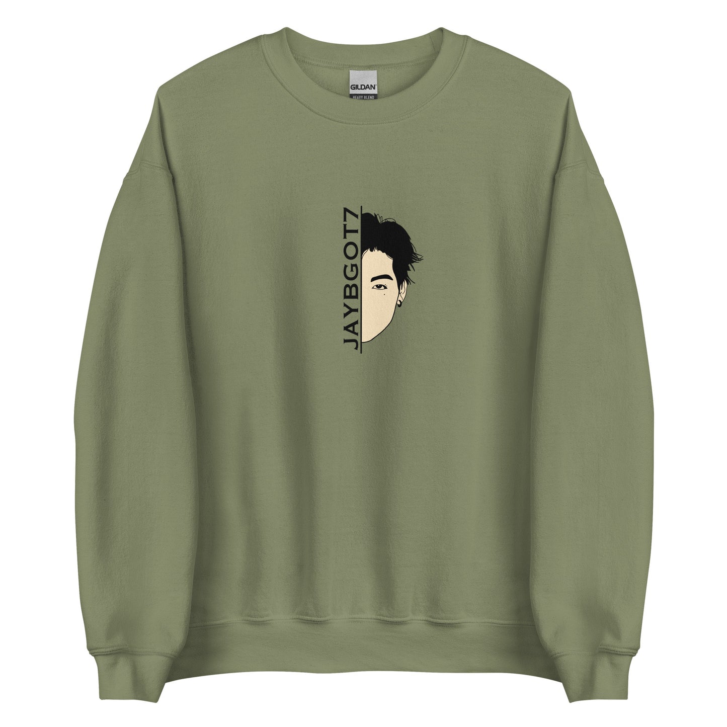 JAYB GOT7 EMBROIDERED FACE SWEATSHIRT