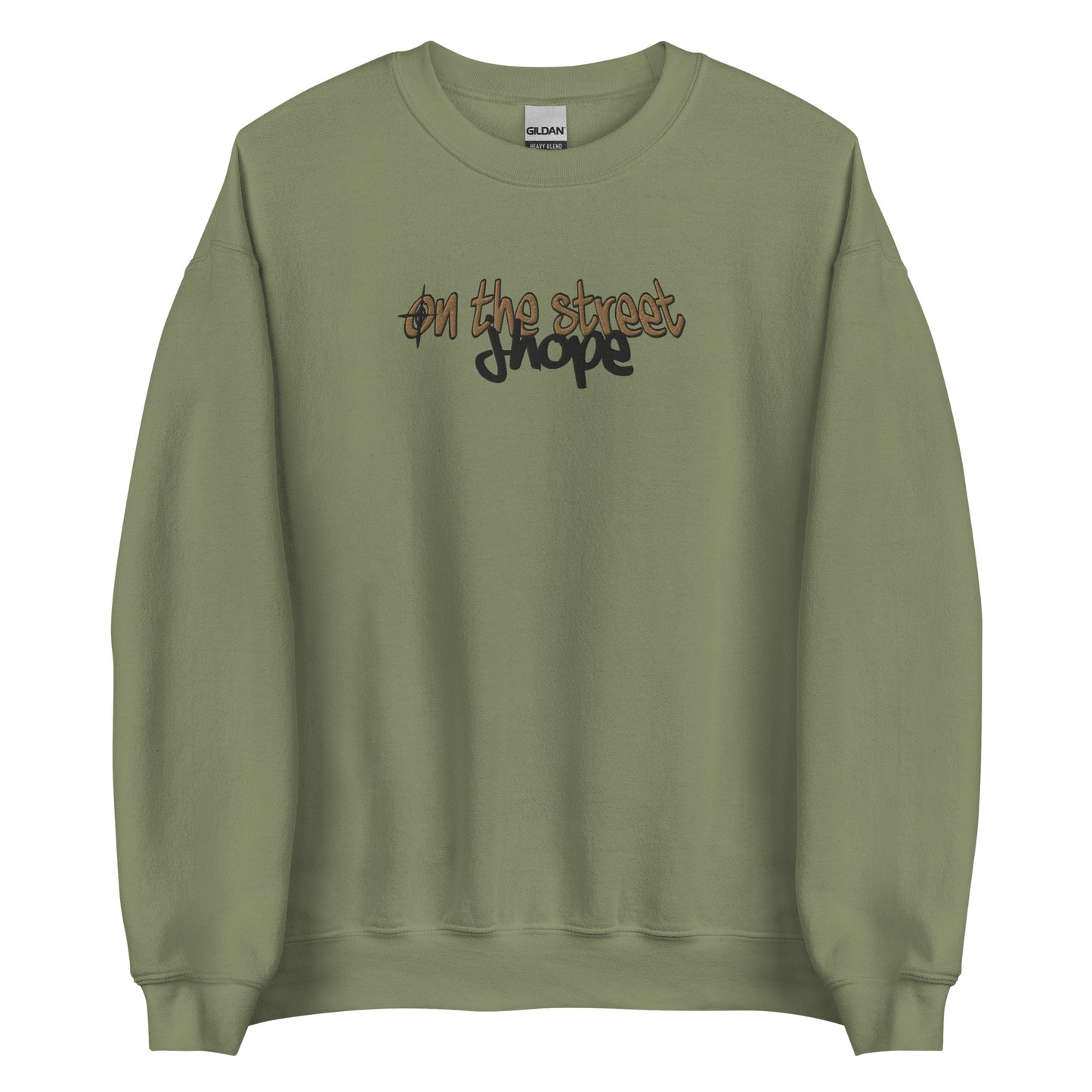 ON THE STREET J-HOPE EMBROIDERED SWEATSHIRT