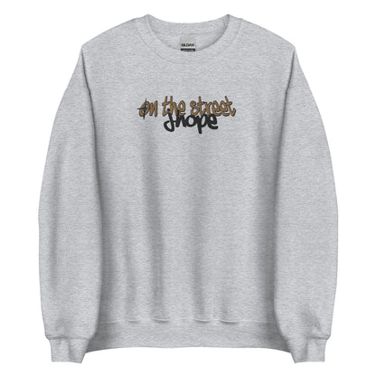 ON THE STREET J-HOPE EMBROIDERED SWEATSHIRT