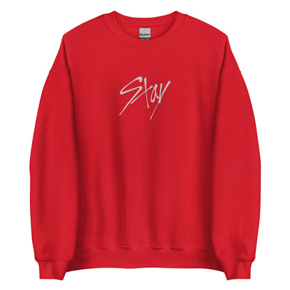 SKZ „STAY“ BESTICKTES UNISEX-SWEATSHIRT